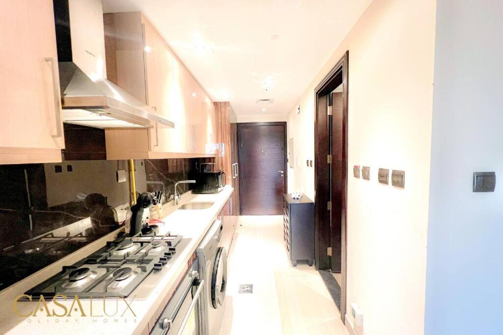 Lovely Big Studio W/ Burj Khalifa View In Downtown Dubai Exteriör bild